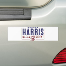 Adesivo Para Carro Harris Senhora Presidente 2024