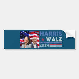 Adesivo Para Carro Harris Waltz 2024 Eleição Kamala Harris Marinho Az