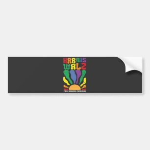 Adesivo Para Carro Harris Waltz para um amanhã brilhante Kamala LGBT