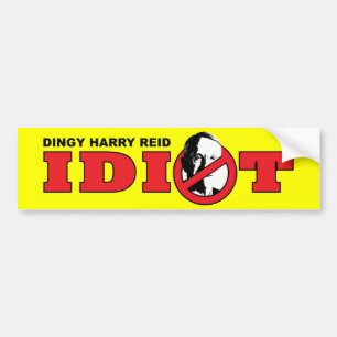 Adesivo Para Carro Harry Reid é um idiota