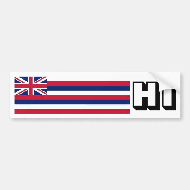 Adesivo Para Carro Hawai’I Flag (Frente)