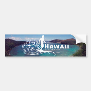 Adesivo Para Carro Hawaii levanta remo e Hanauma Bay