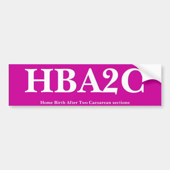 ADESIVO PARA CARRO HBA2C (Frente)