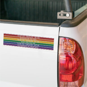 Adesivo Para Carro Hebraico Criado de acordo com sua vontade LGBTQ
