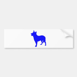 Adesivo Para Carro Heeler azul australiano