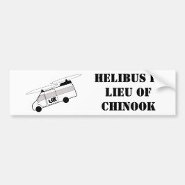 Adesivo Para Carro Helibus Bumper Sticker