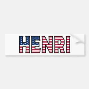 Adesivo Para Carro Henri Name Vorname USA Aufkleber Sticker Auto