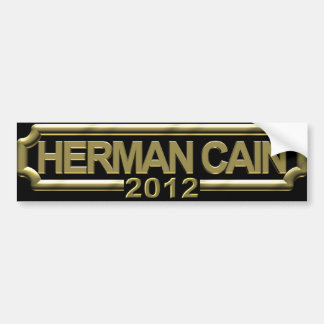 Adesivo Para Carro Herman Cain 2012
