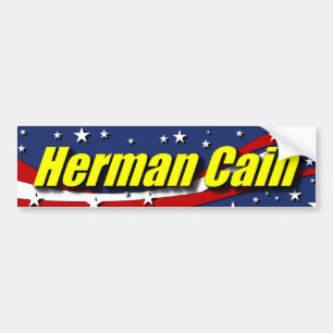 Adesivo Para Carro Herman Cain 2012