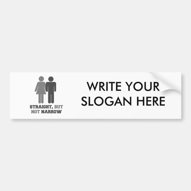 Adesivo Para Carro Hetero mas não estreito (Frente)