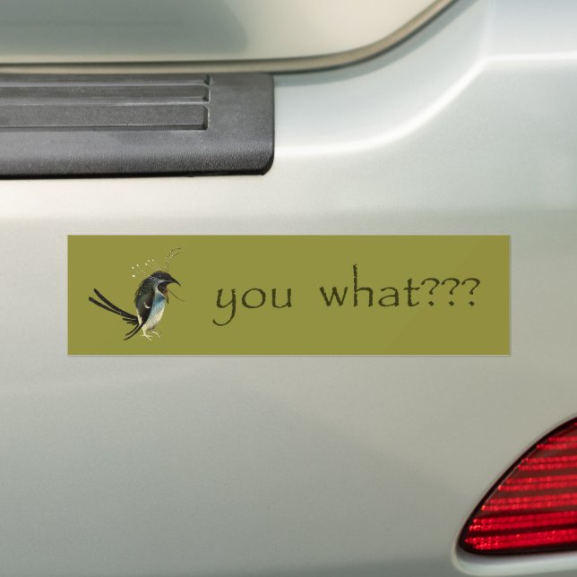 Adesivo Para Carro Hieronymus Bosch's Bird Bumper Sticker (No carro)