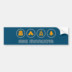 Adesivo Para Carro Hike Minnesota