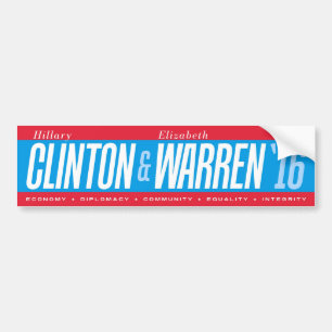 Adesivo Para Carro Hillary Clinton - autocolante no vidro traseiro de