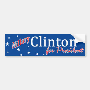 Adesivo Para Carro Hillary Clinton para o presidente