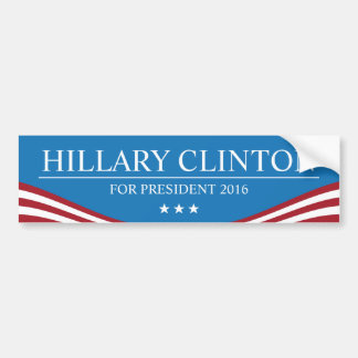Adesivo Para Carro Hillary Clinton para o presidente 2016 moderno