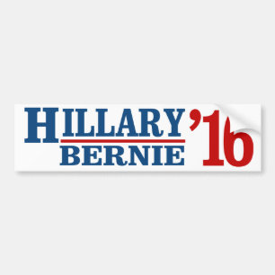 Adesivo Para Carro Hillary e Bernie 2016 - Liberal Humor -.png