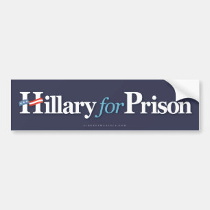 Adesivo Para Carro Hillary para a prisão