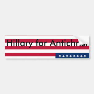 Adesivo Para Carro Hillary para o anticristo