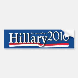 Adesivo Para Carro Hillary para o presidente autocolante no vidro
