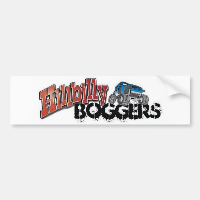 Adesivo Para Carro Hillbilly Boggers (Frente)