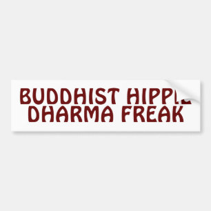 Adesivo Para Carro Hippy Budista Fanático do Dharma