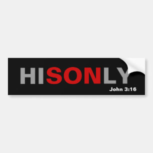 Adesivo Para Carro HISONLY bible quote