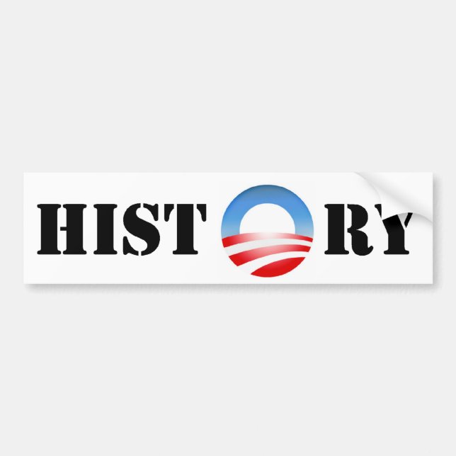 Adesivo Para Carro História de Obama (Frente)