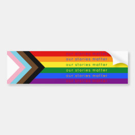 Adesivo Para Carro Histórias Importam Orgulho Gay Interseção Bandeira