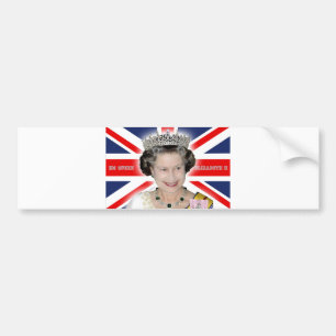 Adesivo Para Carro HM rainha Elizabeth II - pro foto