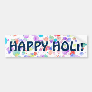 Adesivo Para Carro holiES - Splatter multicolor 1 + seu backgr.