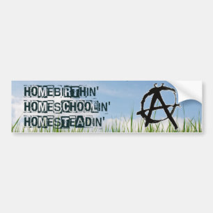 Adesivo Para Carro Homebirthin Homeschoolin Homesteadin