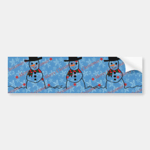 Adesivo Para Carro Homem de neve