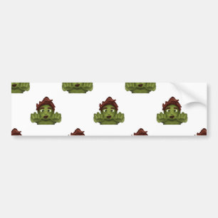 Adesivo Para Carro homem zombie emoji