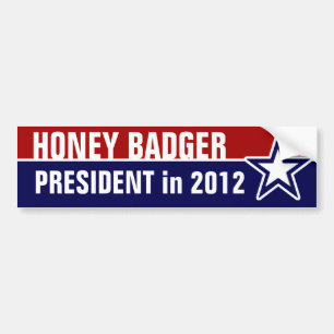 Adesivo Para Carro Honey Badger para Presidente