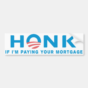 Adesivo Para Carro Honk anti Obama Bumpersticker