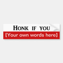 Adesivo Para Carro honk-if-you-modelo