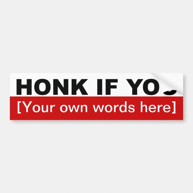 Adesivo Para Carro honk-if-you-modelo-02 (Frente)