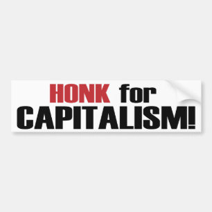 Adesivo Para Carro Honk para o capitalismo!