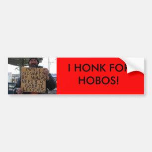 ADESIVO PARA CARRO HONK PARA VAGABUNDOS