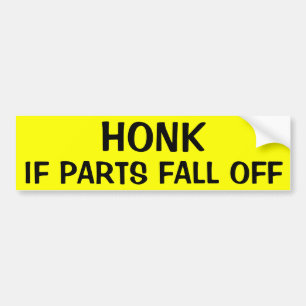 ADESIVO PARA CARRO HONK SE AS PEÇAS CAEM