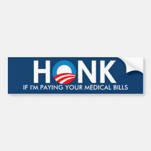 Adesivo Para Carro HONK SE eu ESTOU PAGANDO SUAS CONTAS MÉDICAS -