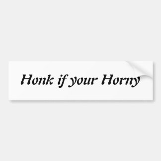 Adesivo Para Carro Honk se seu horny personalizado