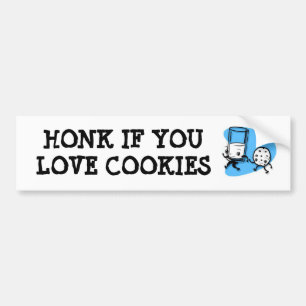 ADESIVO PARA CARRO HONK SE VOCÊ AMA BISCOITOS
