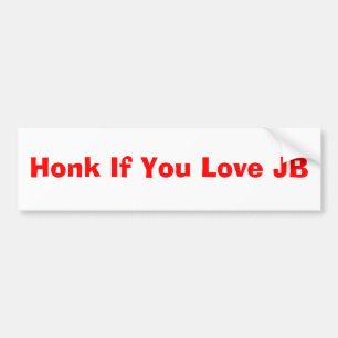 Adesivo Para Carro Honk se você ama JB