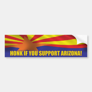 Adesivo Para Carro Honk se você apoia a arizona!