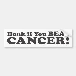 Adesivo Para Carro Honk se você bateu o cancer! - Autocolante no