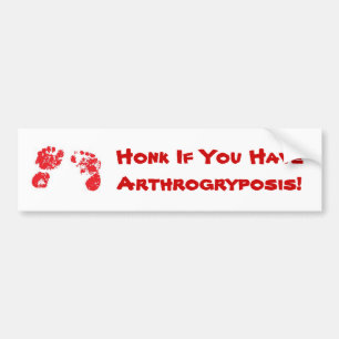 Adesivo Para Carro Honk se você HaveArthrogryposis!
