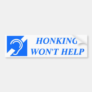 ADESIVO PARA CARRO HONKING NÃO AJUDARÁ