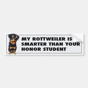 Adesivo Para Carro Honra de Rottweiler