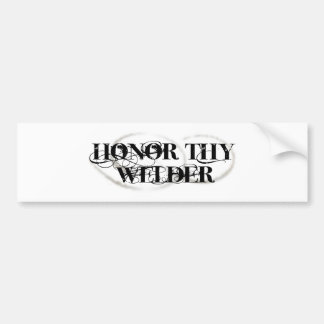 Adesivo Para Carro Honre Thy soldador